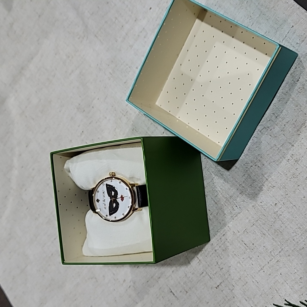Kate Spade Steal the Scene Leather Watch